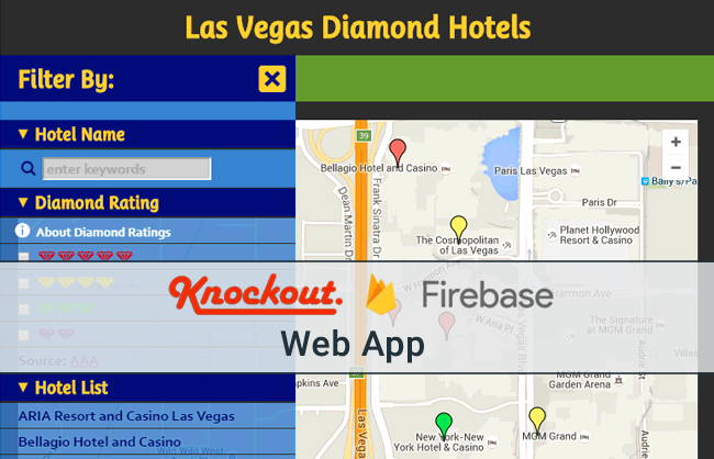 Diamond Hotels Map